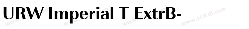 URW Imperial T ExtrB字体转换 URW Imperial T ExtrB字体转换